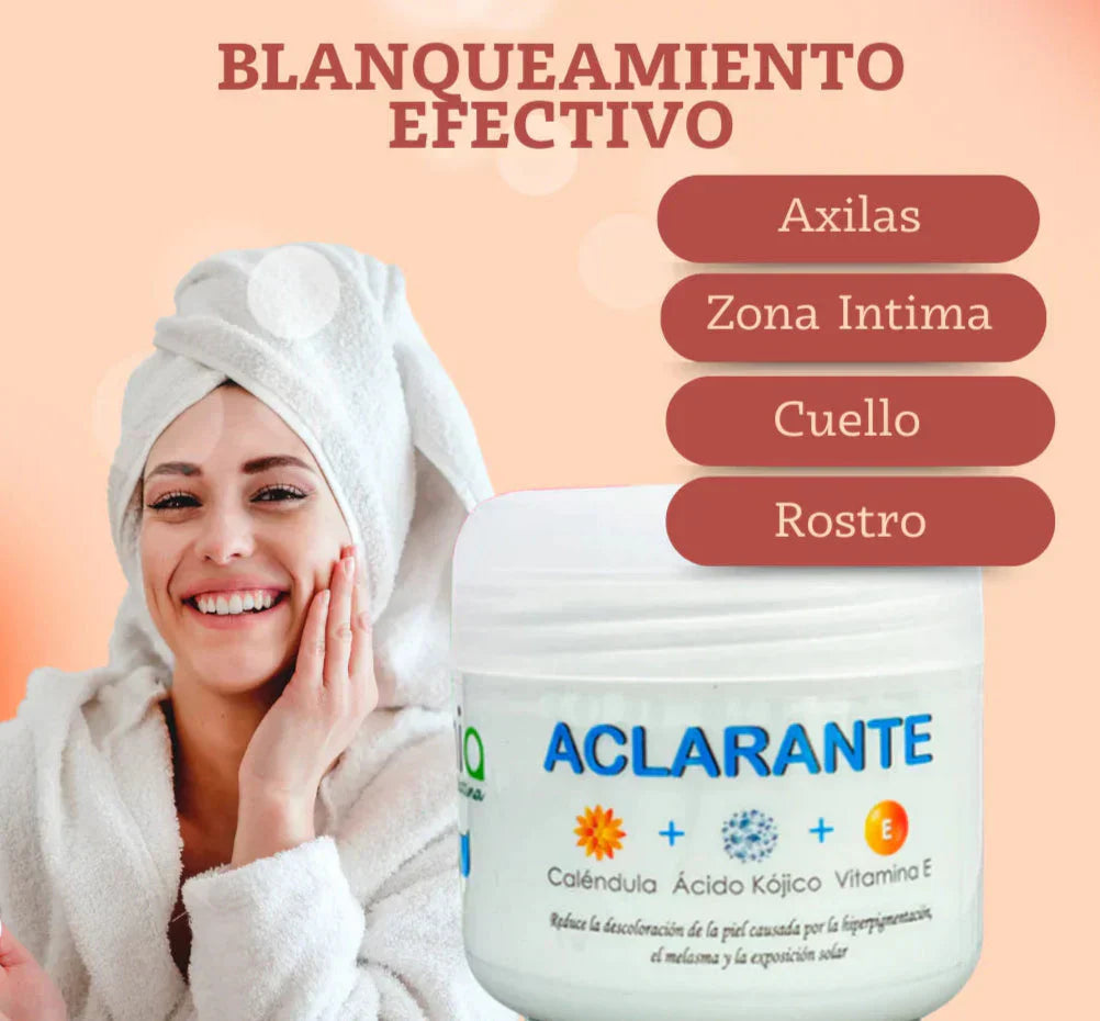 Crema Aclarante Pro Multiusos en 2X1
